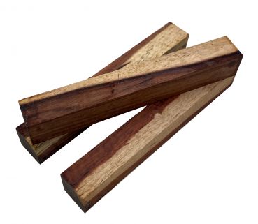 Pen Blank Caribbean Rosewood with Sapwood 140x20x20mm